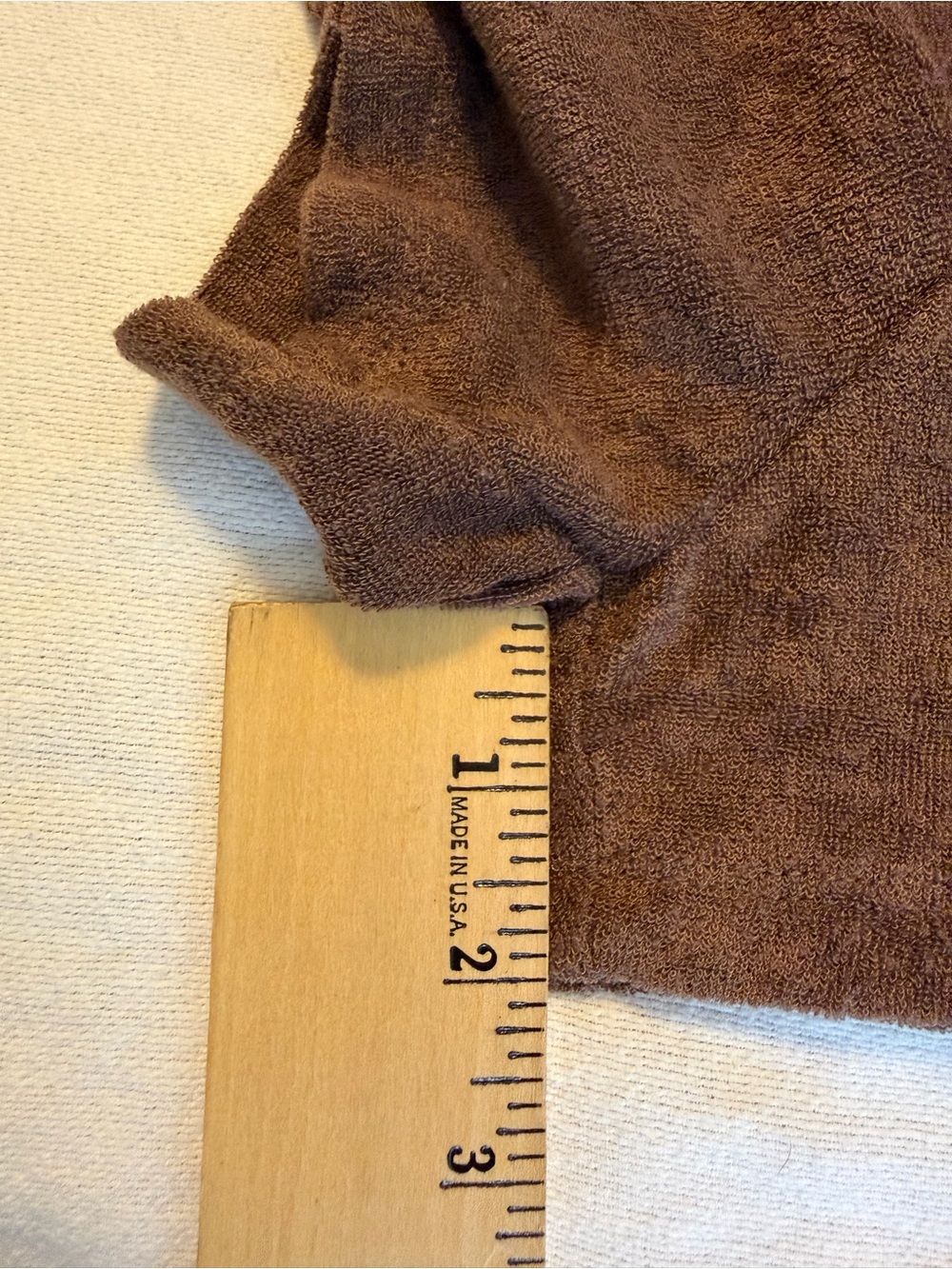 Princess Polly XS Relaxed Brown Hooded Terry Cloth Romper - Picture 11 of 12